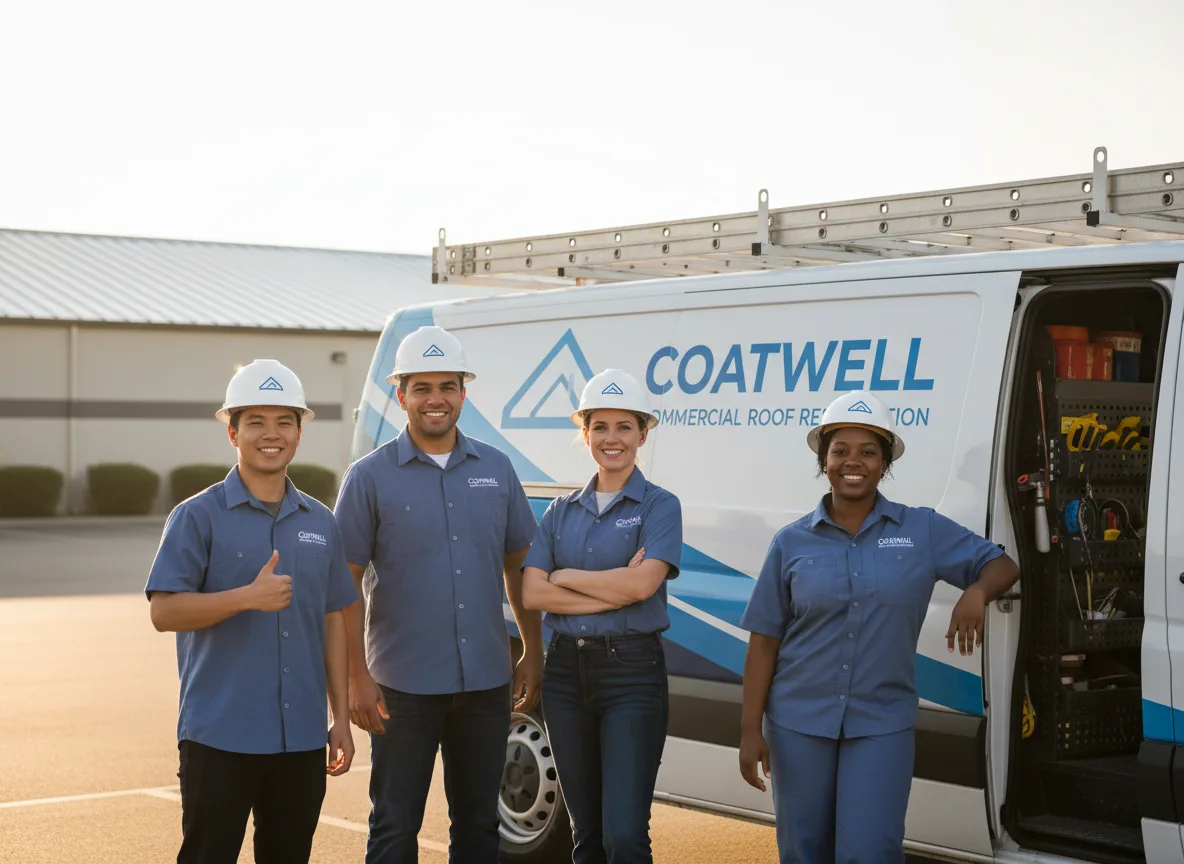 Commercial roof coating company in Cortland, OH